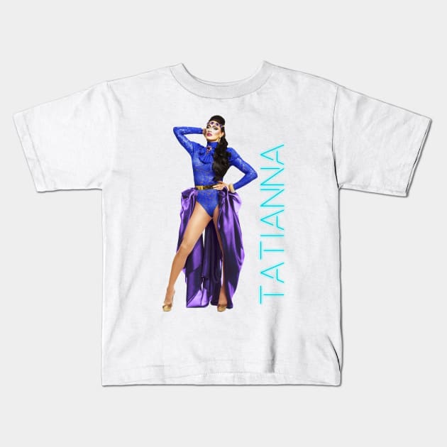 Tatianna Kids T-Shirt by aespinel